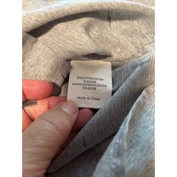 Molokai Surf Co Mens Gray Short Sleeve Button Up Shirt Size M lightning bolts - Picture 7 of 9